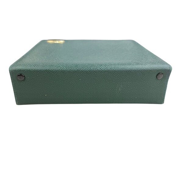 Thompson Co. Embossed Green Travel Cigar Humidor Gift Set w/ Hygrometers & More - Picture 9 of 14
